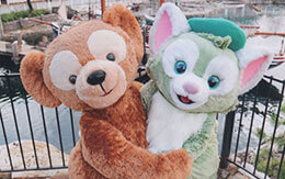 TDS「ダッフィーのサニーファン」のスナップフォト