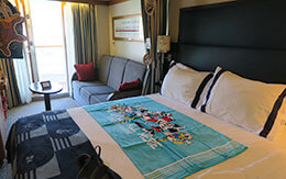 「ディズニークルーズ地中海+ローマ」旅行記〜宿泊した客室〜