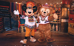 サルードス・アミーゴス！グリーティングドック「ダッフィー画像とディズニースナップフォト」