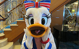 「ディズニークルーズ地中海+ローマ」旅行記〜初日（キャラクターグリーティング）〜