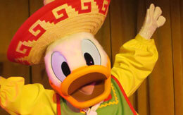 「ディズニークルーズ地中海+ローマ」旅行記〜3日目（メキシカン衣装を着たドナルド）〜