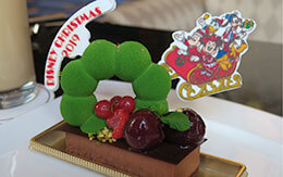緑のポンデリング？久々にオススメできるぞ！ディズニー・クリスマス2019のケーキセット