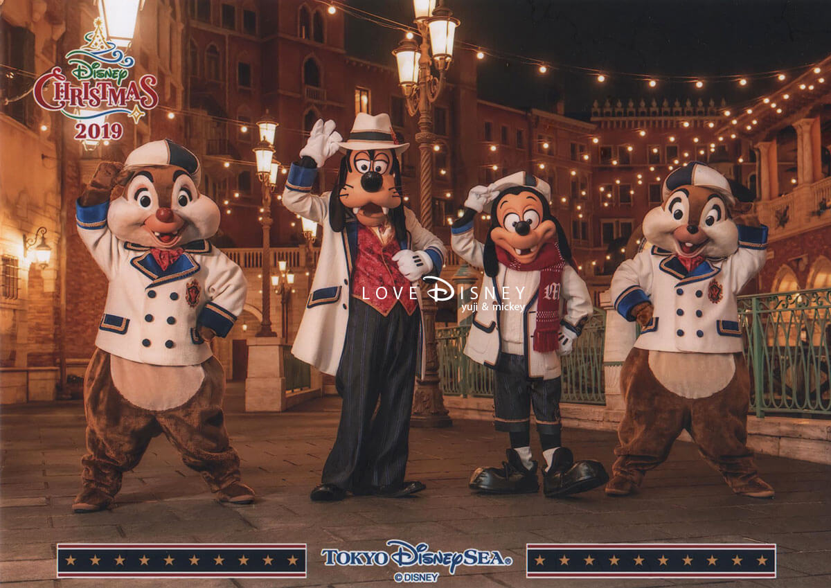 TDS「ディズニー・クリスマス2019」夜のディズニースナップフォト