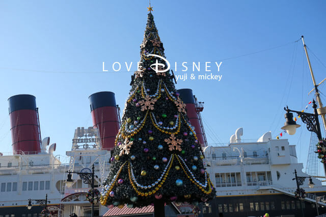 TDSディズニー・クリスマス2019のデコレーション（クリスマスツリー）