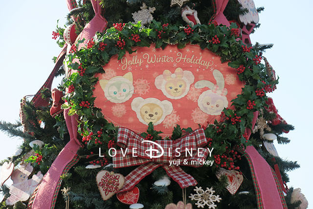 TDSディズニー・クリスマス2019のケープコッドのデコレーション（ダッフィー＆フレンズのクリスマスツリー）