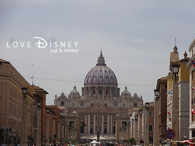 ディズニークルーズ地中海、ローマ市内観光（バチカン）