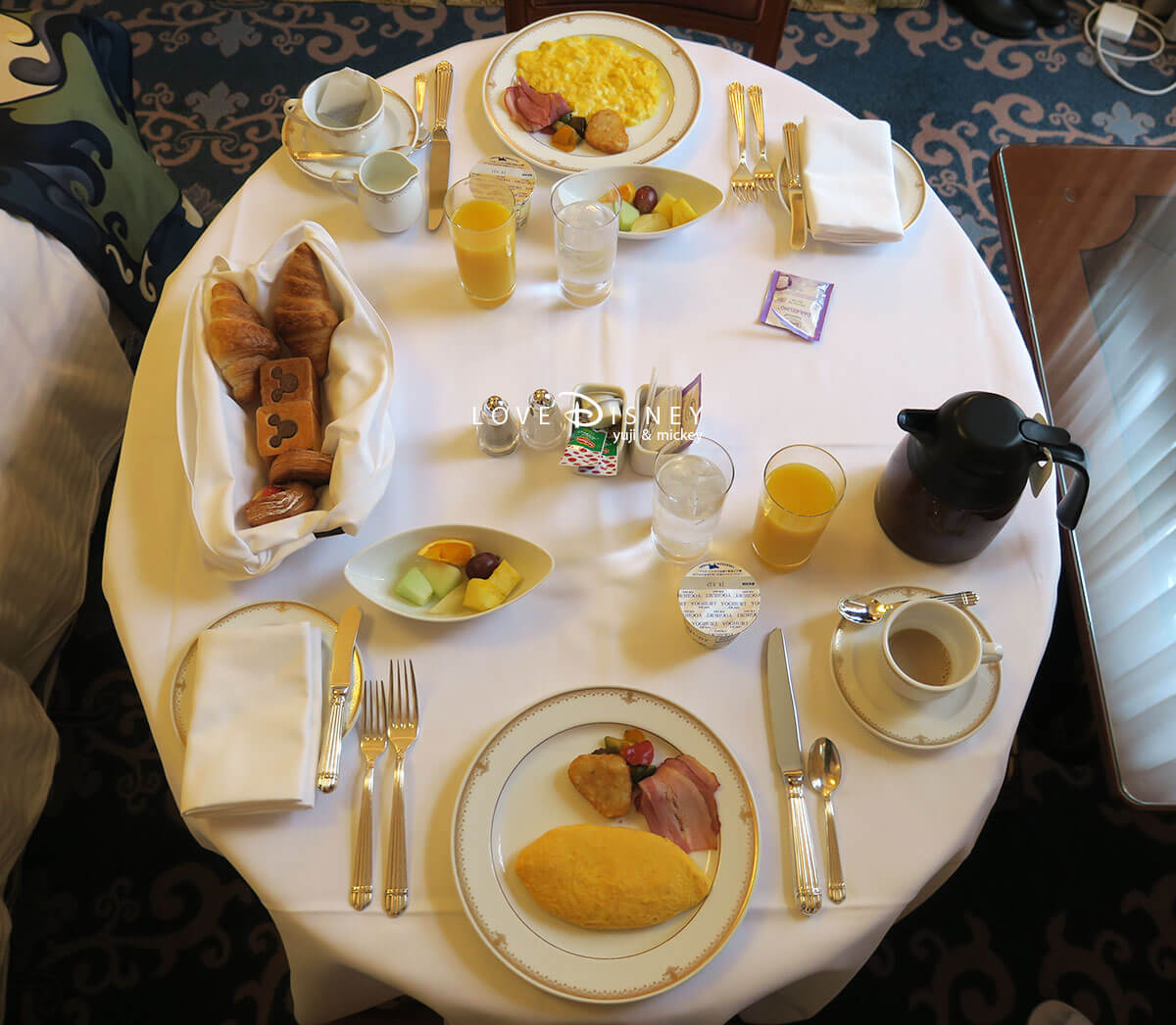 絶対にオススメ ルームサービスで朝食を In ホテルミラコスタ Love Disney