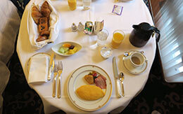 絶対にオススメ「ルームサービスで朝食を」 in ホテルミラコスタ