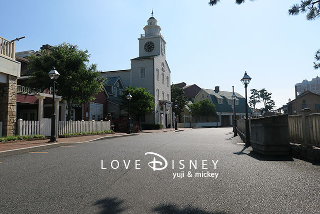 運営再開後の東京ディズニーシー（アーント・ペグズ・ヴィレッジストア周辺）