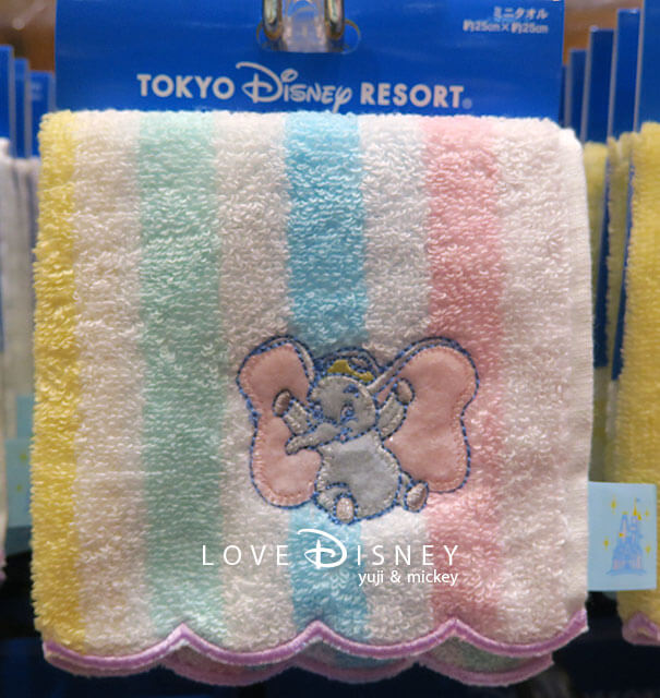 ミニタオル（TDR、ダンボのグッズ）