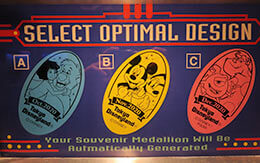 【ペニーアーケード運営再開】2020年12月1日現在、TDLで入手可能な「スーベニアメダル」全種類公開