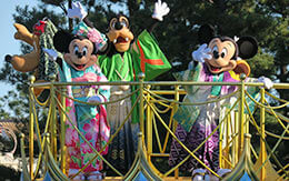 お正月衣装で登場「ミッキー＆フレンズのグリーティングパレード」鑑賞レポ