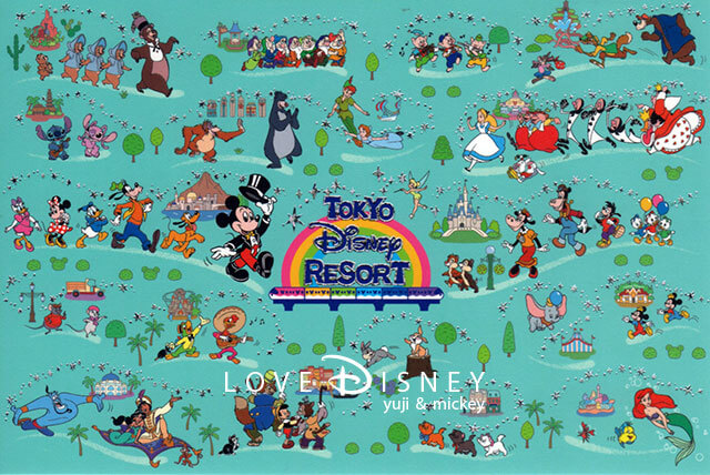 東京ディズニーリゾートデザイングッズ、ポストカード