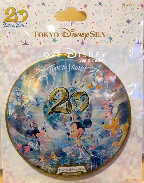 TDS20周年グッズ、カンバッジ