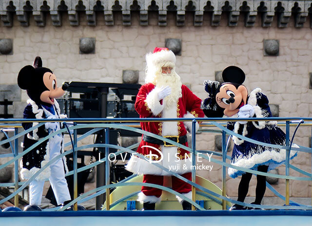 ミッキー＆フレンズのハーバーグリーティング： ディズニー・クリスマス（クリスマス・ウィッシュバージョン）ミッキー、サンタ、ミニー