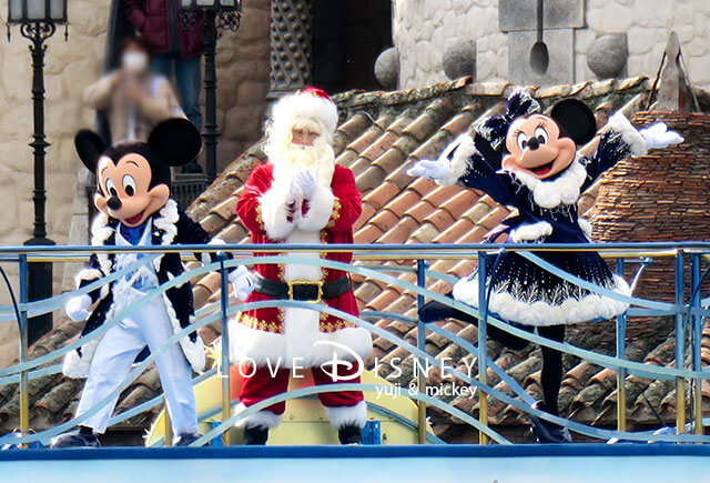 ミッキー＆フレンズのハーバーグリーティング： ディズニー・クリスマス（クリスマス・ウィッシュバージョン）ミッキー、サンタ、ミニー