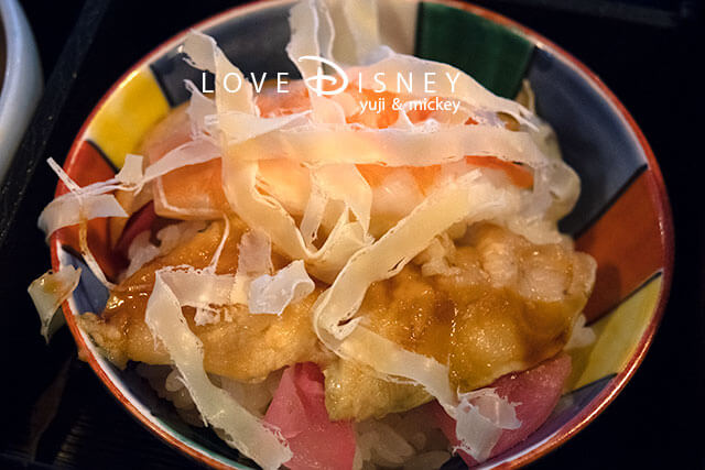 レストラン櫻、東京ディズニーシー20周年スペシャル膳（シーズナルテイストセレクションズ）煮穴子とエビとクリームチーズ