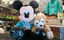 東京ディズニーシー「ダッフィーのワンダフル・ヴォヤッジ」グッズ（ぬいぐるみ、トートバッグなど）