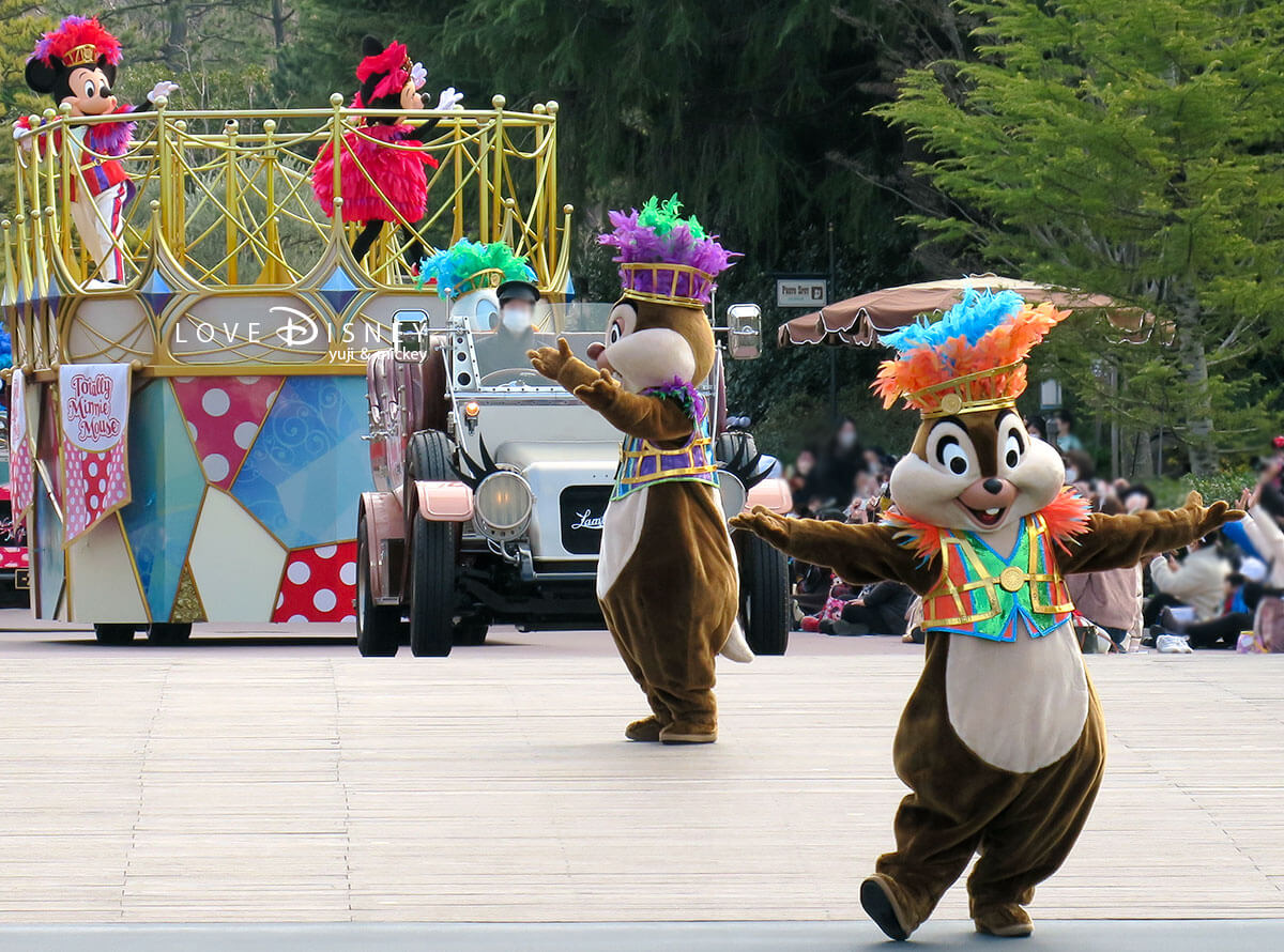ミニー＆フレンズのグリーティングパレード：トータリー・ミニーマウス in 東京ディズニーランド