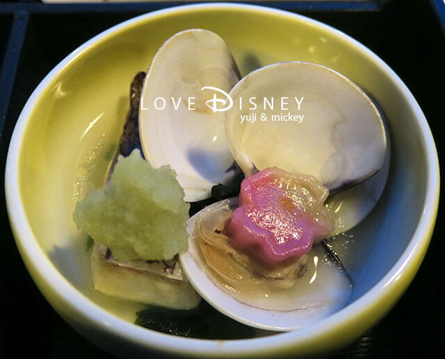 東京ディズニーシー20周年グルメ「レストラン櫻」のシーズナルテイストセレクションズ、真鯛と蛤のちり蒸し