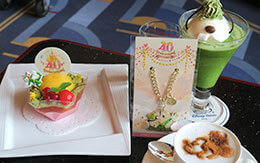  ハイピリオン・ラウンジ「東京ディズニーリゾート40周年、ドリームゴーラウンドのスペシャルメニュー」2品紹介