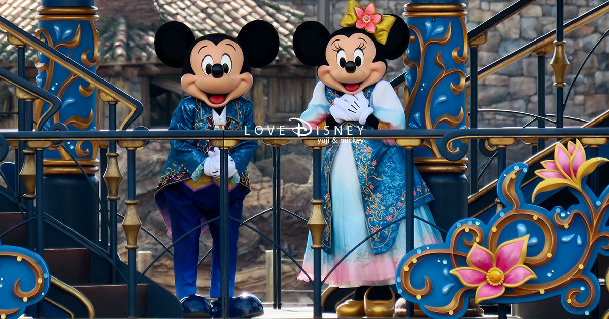 ミッキー広場立ち見最前列で鑑賞した「ファンタジースプリングス