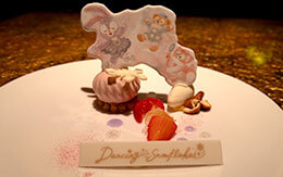 シルクロードガーデンで提供中「ダッフィー＆フレンズの冬限定ランチコース」紹介