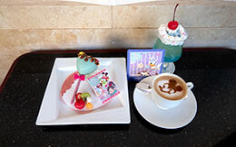 ディズニー映画「シュガー・ラッシュ」に登場するヴァネロペをイメージしたデザート2品紹介 in ハイピリオン・ラウンジ