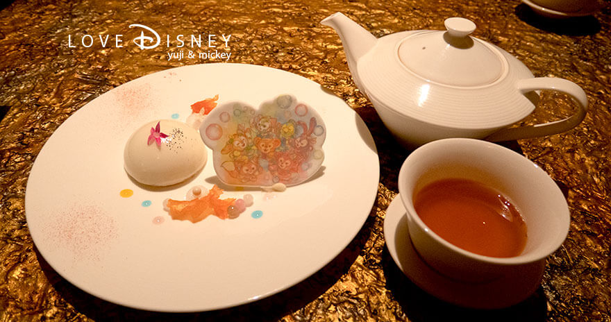 シルクロードガーデン「ダッフィー＆フレンズ20周年：カラフルハピネス」カントニーズランチ（デザート/お茶）