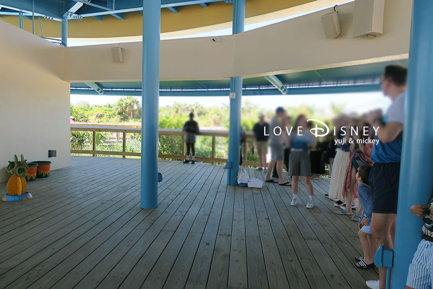 ディズニー・ルックアウト・ケイのエンターテイメント「ディズニー・ファン・イン・ザ・サン・ビーチバッシュ」場所取り