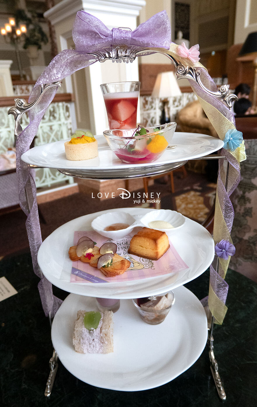 東京ディズニーランドホテル、ドリーマーズラウンジ「ワンス・アポン・ア・ドリームセット」ラプンツェル