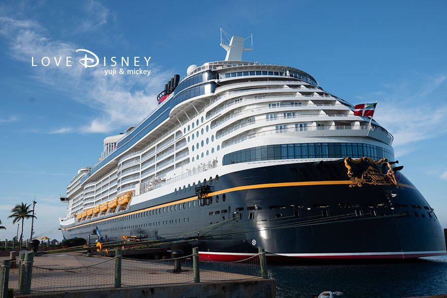 ディズニークルーズ、ウィッシュ号、キャスタウェイ・ケイ、フォトスポット(その1)