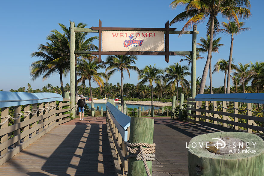 ディズニークルーズ、ウィッシュ号、キャスタウェイ・ケイ、風景(その1)