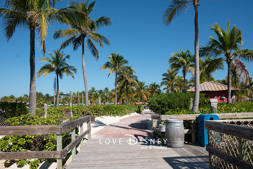 ディズニークルーズ、ウィッシュ号、キャスタウェイ・ケイ、風景（その4）