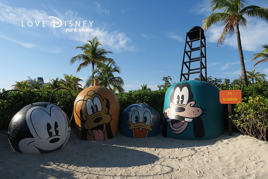 ディズニークルーズ、ウィッシュ号、キャスタウェイ・ケイ、ディズニークルーズ、ウィッシュ号、キャスタウェイ・ケイ、キャラクターグリーティングの場所(その2)