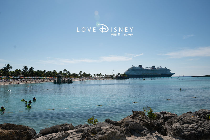 ディズニークルーズ、ウィッシュ号、キャスタウェイ・ケイ、ファミリービーチ(その3)