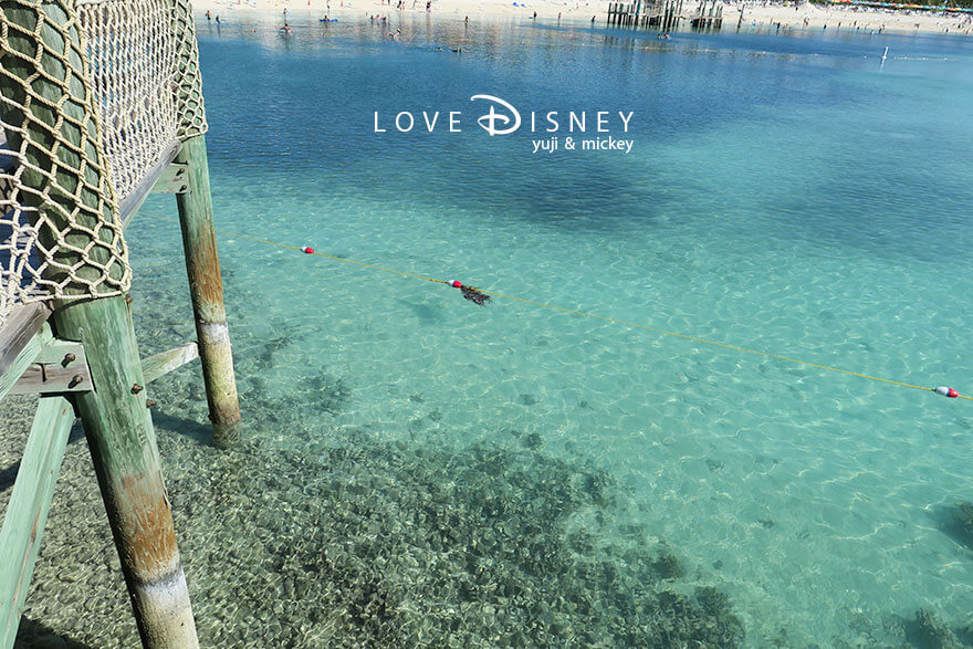 ディズニークルーズ、ウィッシュ号、キャスタウェイ・ケイ、海水