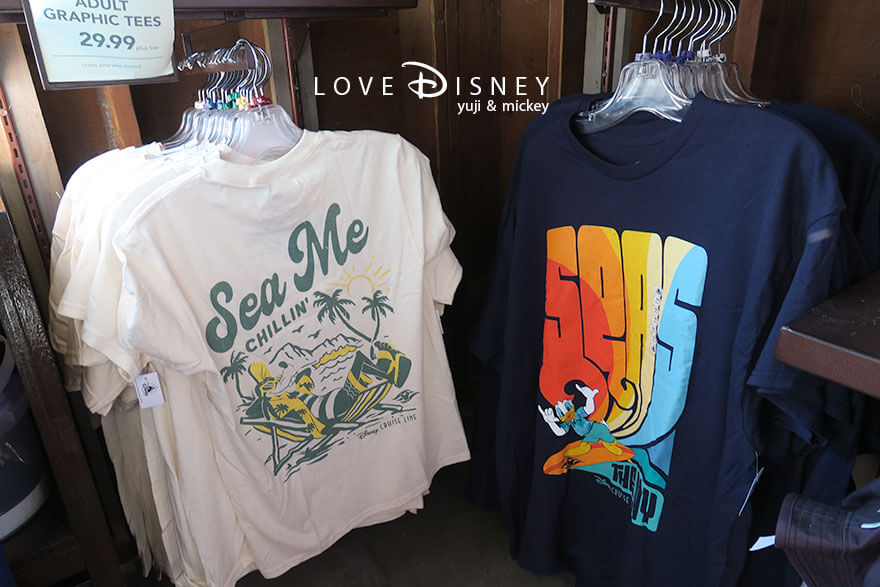 ディズニークルーズ・ウィッシュ号、キャスタウェイ・ケイ、グッズ（Tシャツ）その4