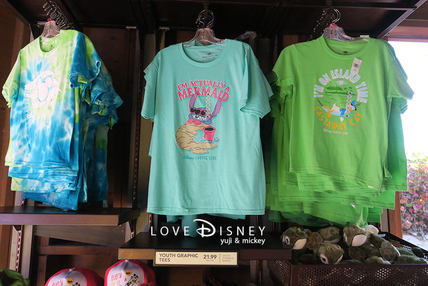 ディズニークルーズ・ウィッシュ号、キャスタウェイ・ケイ、グッズ（Tシャツ）その5
