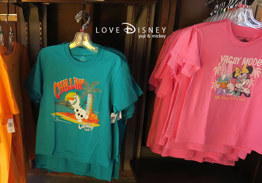 ディズニークルーズ・ウィッシュ号、キャスタウェイ・ケイ、グッズ（キッズTシャツ）その6