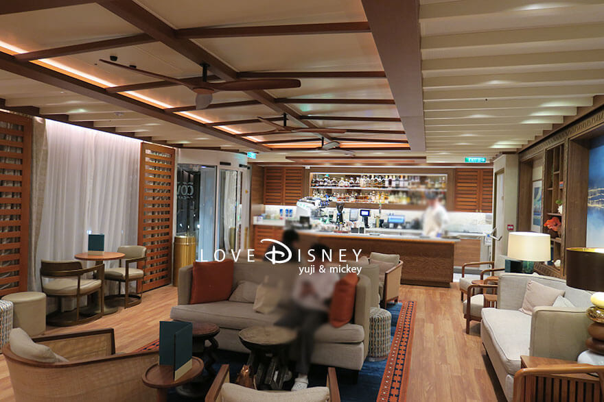 ディズニークルーズ・ウィッシュ号、レストラン、コーブカフェ（店内の様子）その1