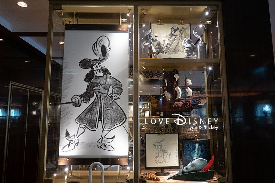 ディズニークルーズ・ウィッシュ号、朝食、レストラン「1923」店内装飾（その15）