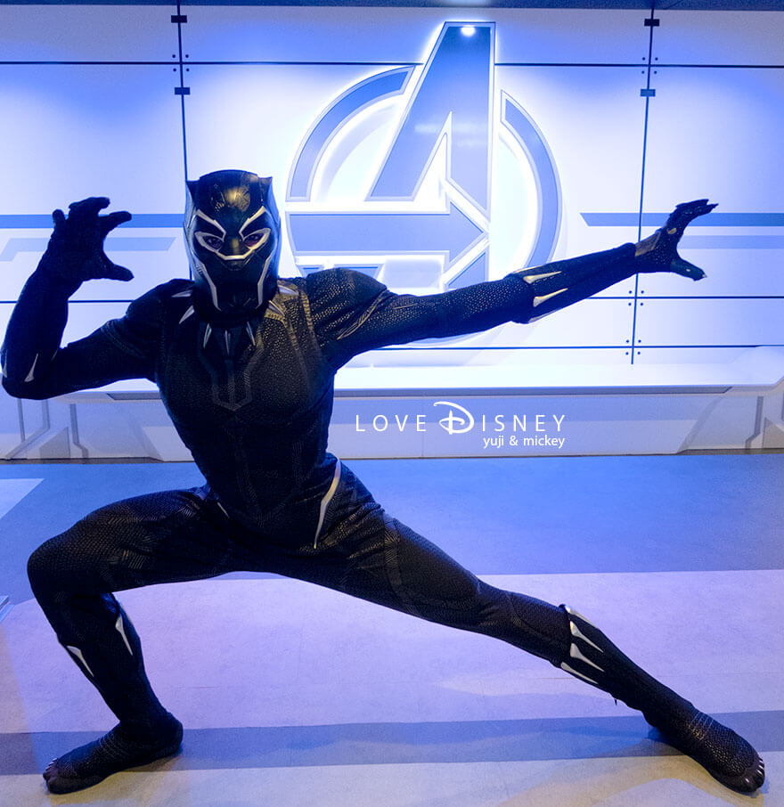 ディズニークルーズ・ウィッシュ号、キャラクターグリーティング、ブラックパンサー