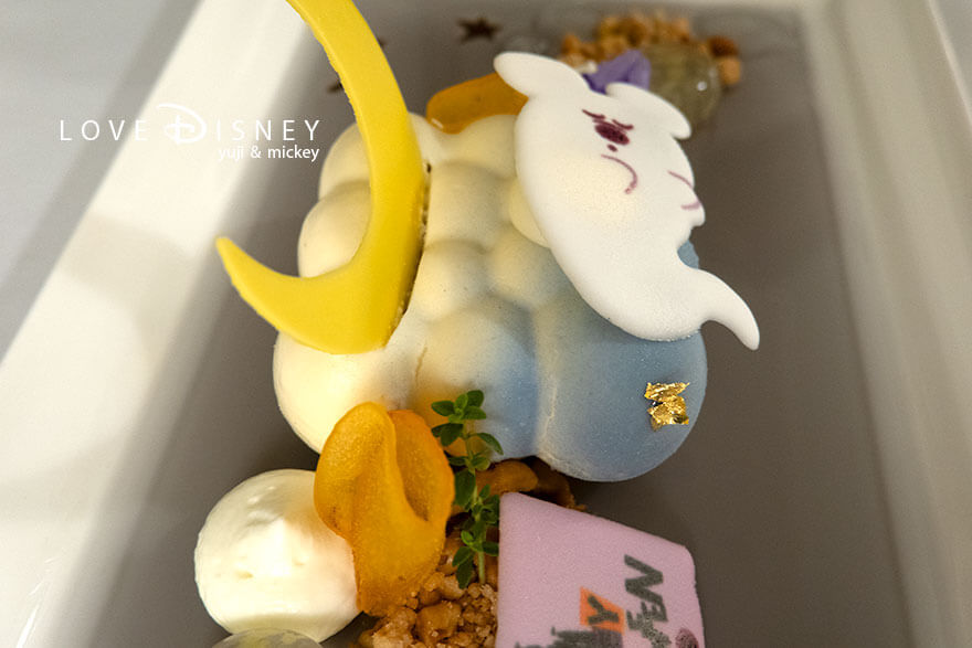東京ディズニーランドホテルのルームサービス「ディズニー・ハロウィーン2025、スペシャルディナーコース」デザート（その3）