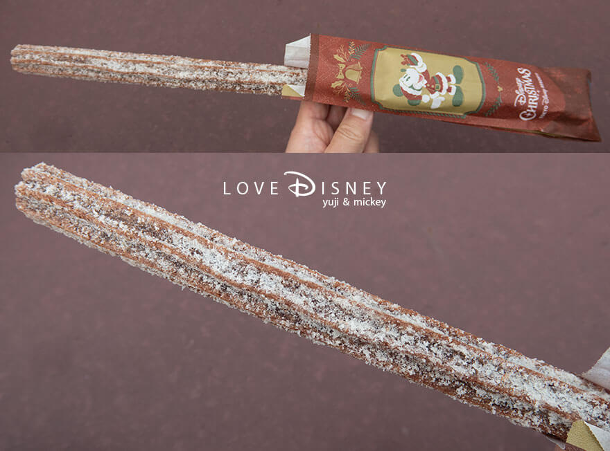 東京ディズニーランド「ディズニー・クリスマス2025」グルメ、チョコレートチュロス