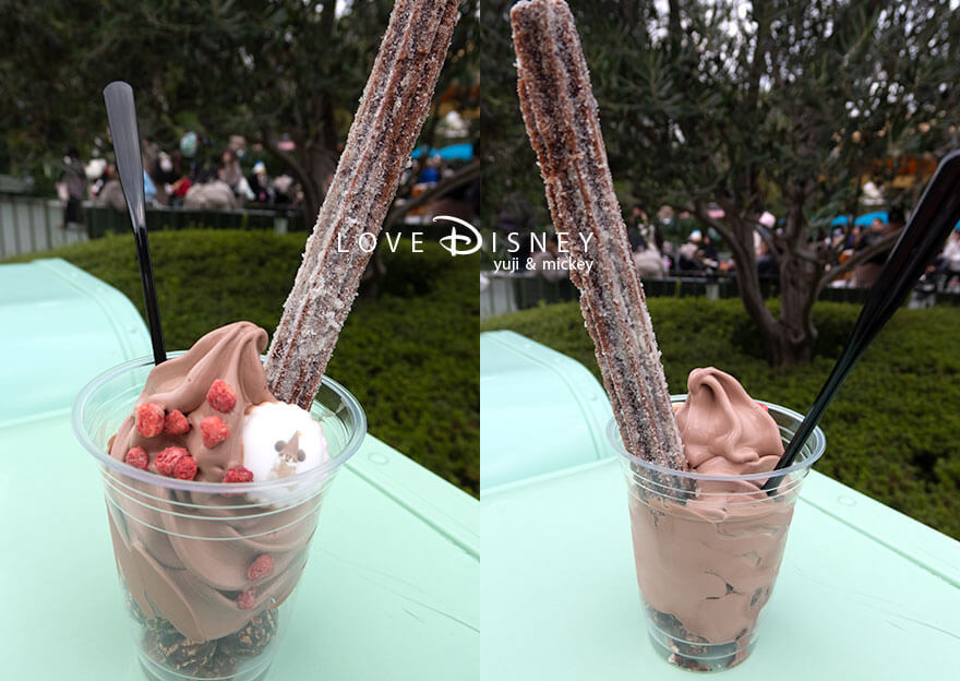 東京ディズニーランド「ディズニー・クリスマス2025」グルメ、アイスクリームコーン、スペシャルサンデー(その1)