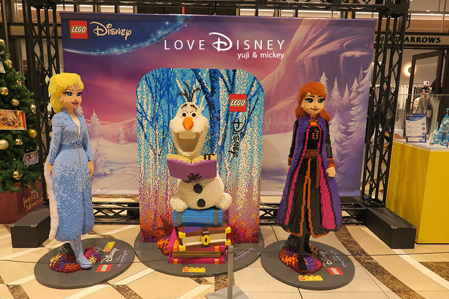 MARUNOUCHIBRIGHTHOLIDAY2025「DisneyJOYFULMOMENTS」アナとエルサとオラフのレゴ