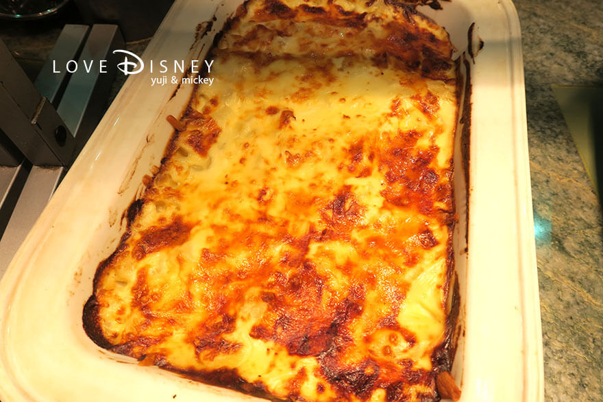 東京ディズニーシー・ホテルミラコスタ、オチェーアノ、イヤーエンド&ニューイヤーブッフェ、温かい料理(ポテトグラタン)