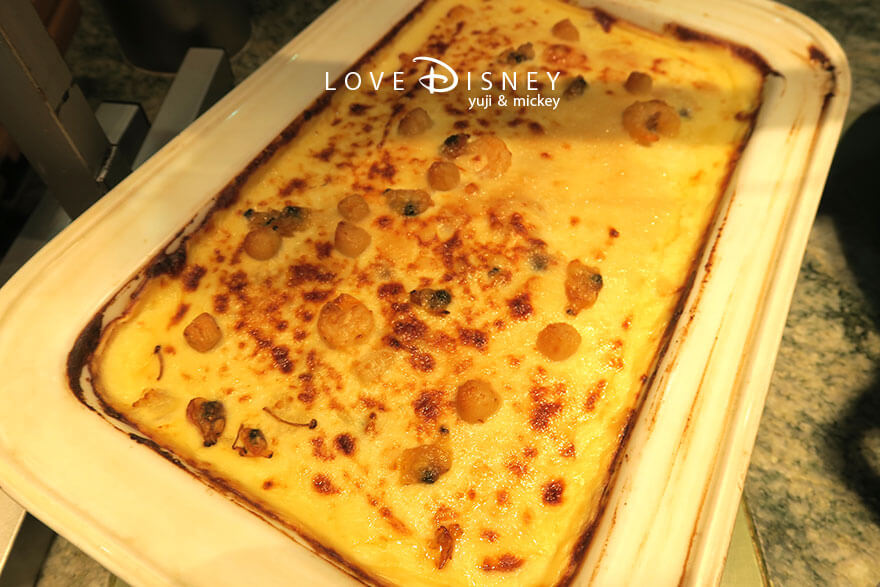 東京ディズニーシー・ホテルミラコスタ、オチェーアノ、イヤーエンド&ニューイヤーブッフェ、温かい料理(シーフードドリア)