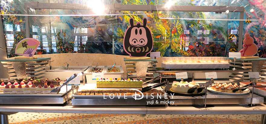 東京ディズニーシー・ホテルミラコスタ、オチェーアノ、イヤーエンド&ニューイヤーブッフェ、店内デコレーション(その1)